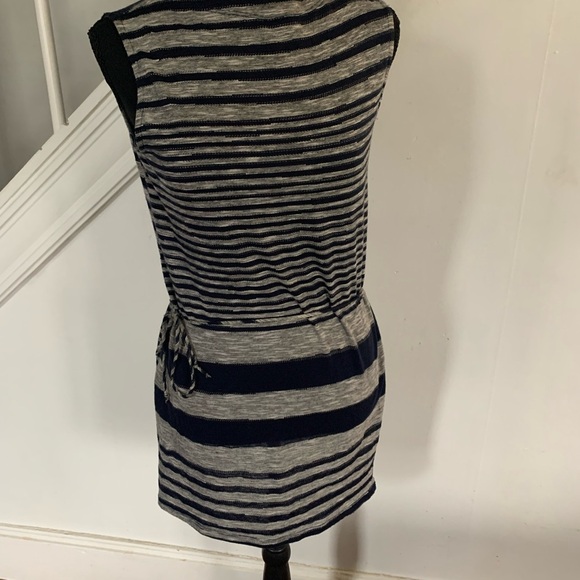 NWOT Left Coast by Dolan Black and Gray Striped Mini Dress - Picture 8 of 8